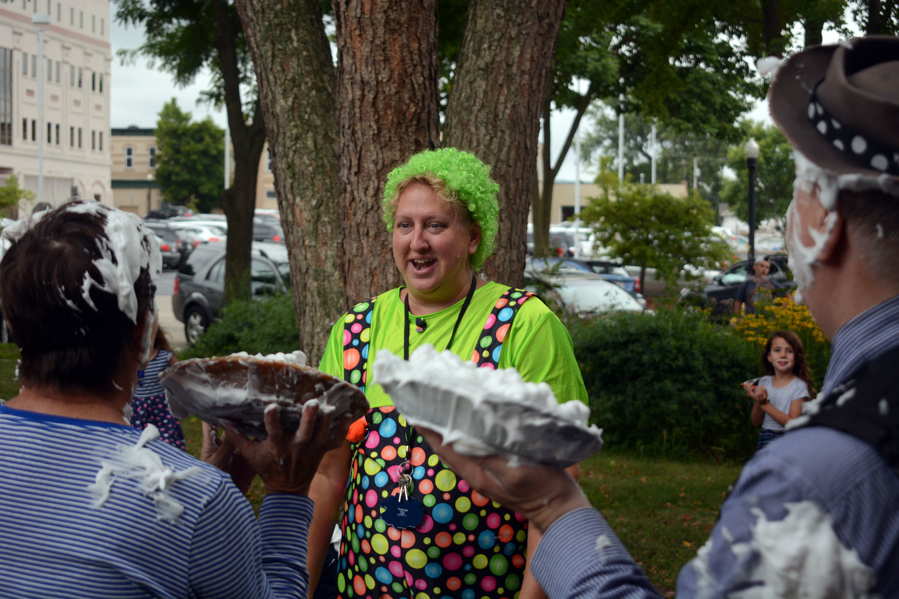 Kids clown around at Baraboo Public Library